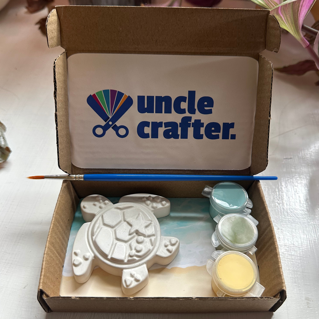 Paintable Sea Critters: Sea Turtle Painting Kit