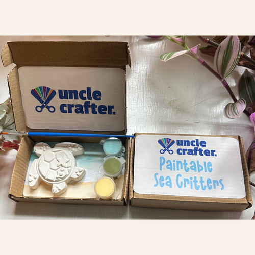 Paintable Sea Critters: Sea Turtle Painting Kit