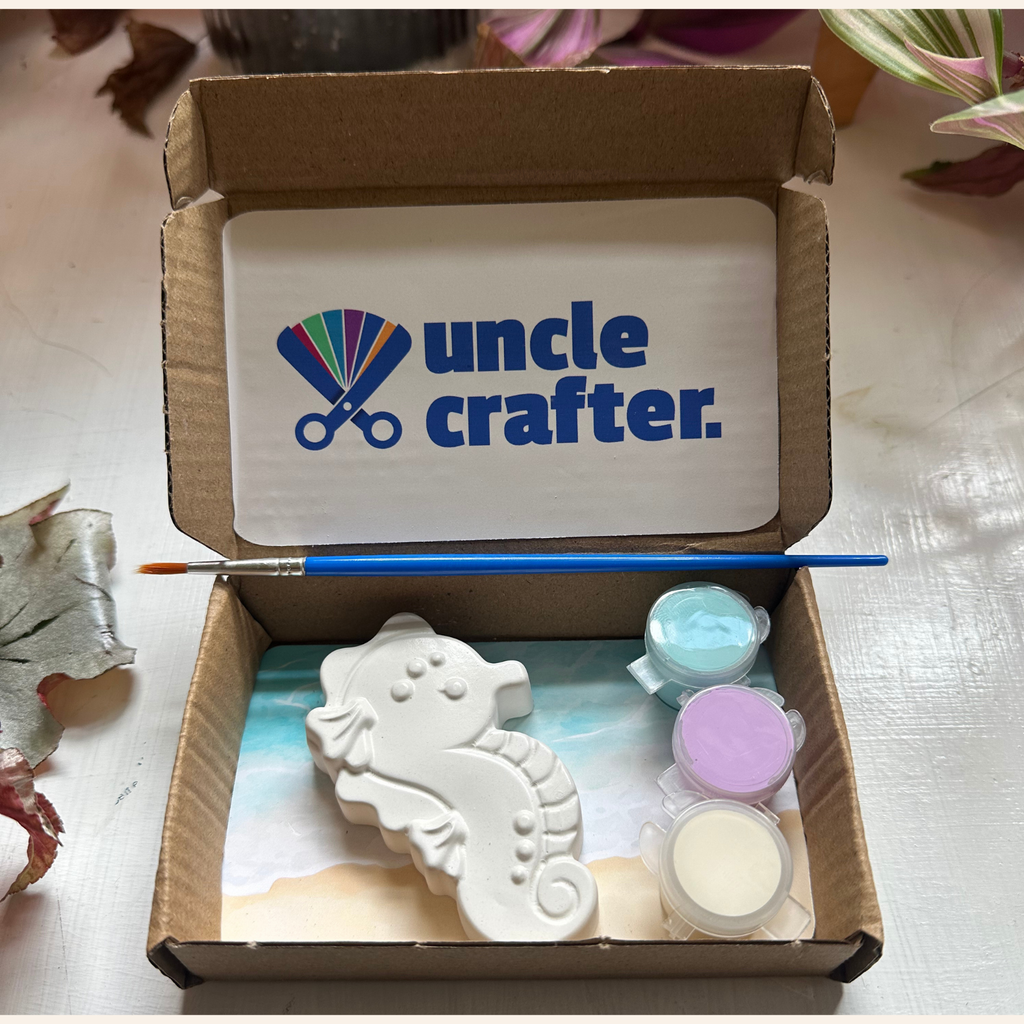 Paintable Sea Critters: Seahorse Painting Kit