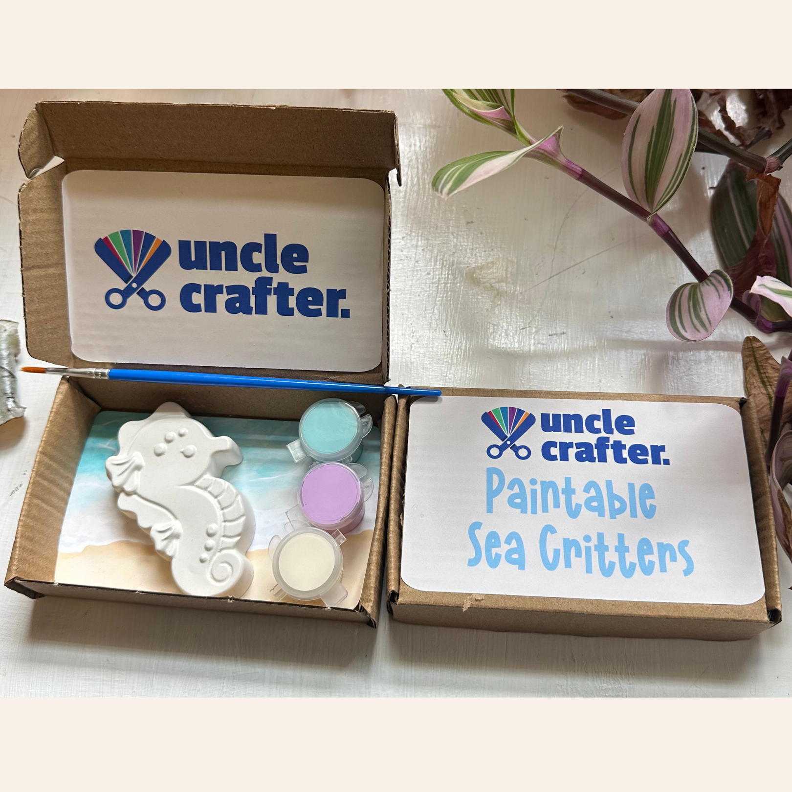 Paintable Sea Critters: Seahorse Painting Kit