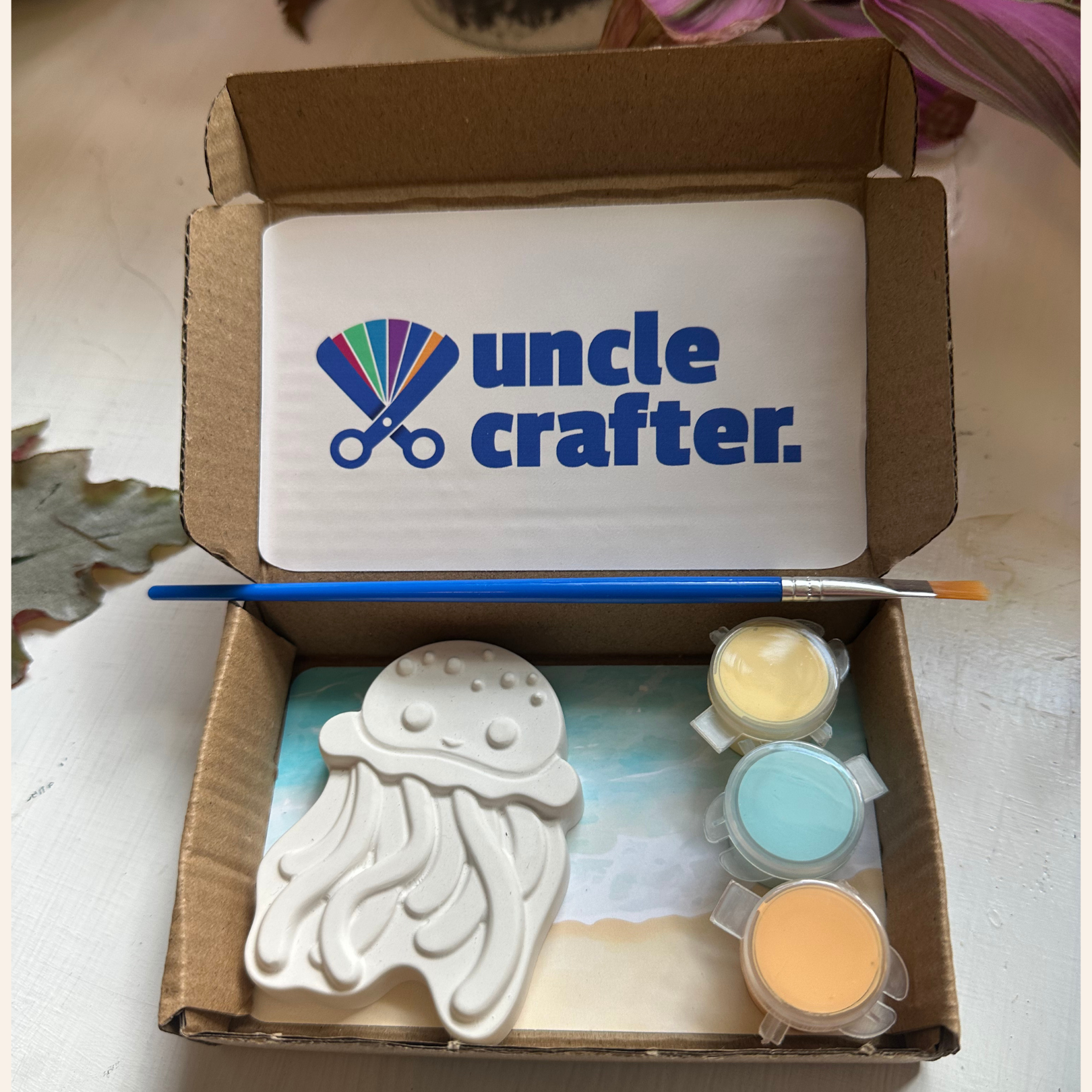 Paintable Sea Critters: Jellyfish Painting Kit