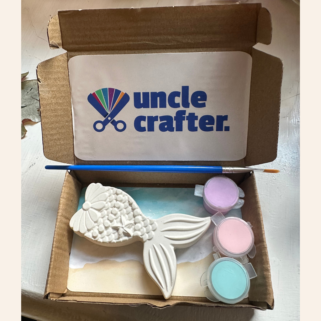 Paintable Sea Critters: Mermaid Tail Painting Kit
